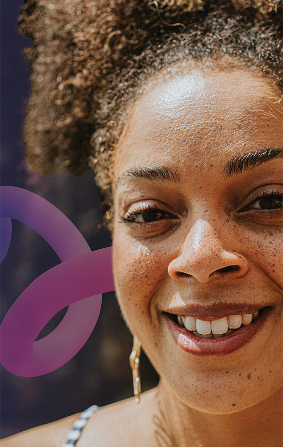 Woman interacting with Kantar Converser