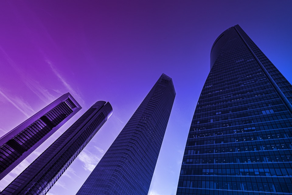imagen de las cuatro torres de Madrid
