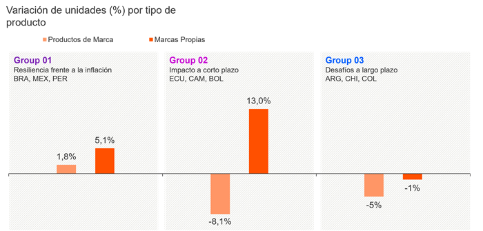 Consumo Latam canales minoristas 2022