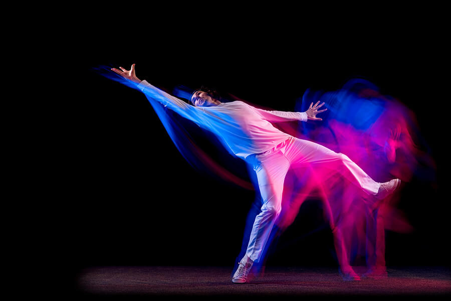 Dancer in motion