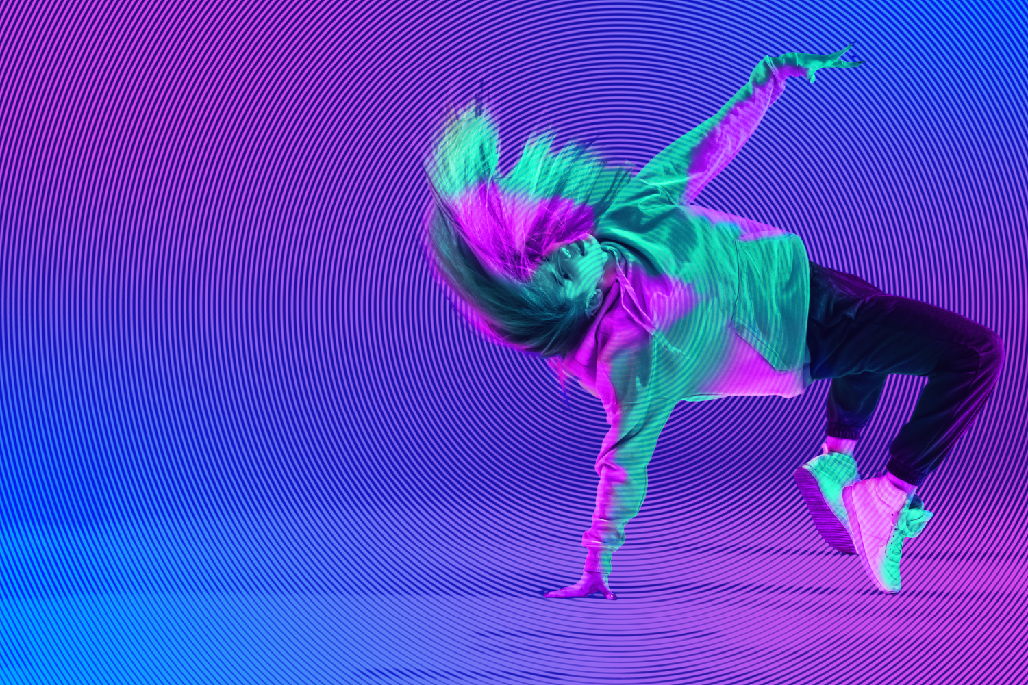female dancing