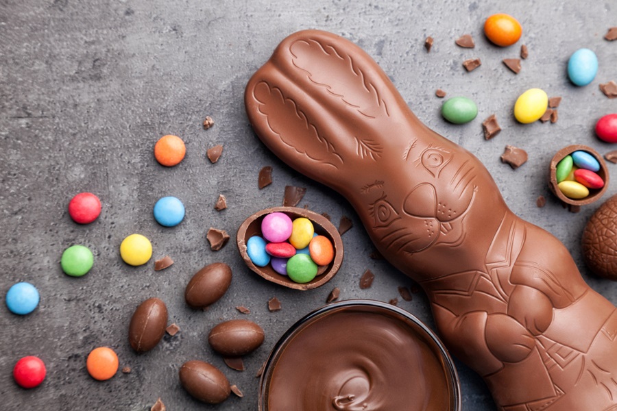 Chocolate Easter Bunny and other confectionary
